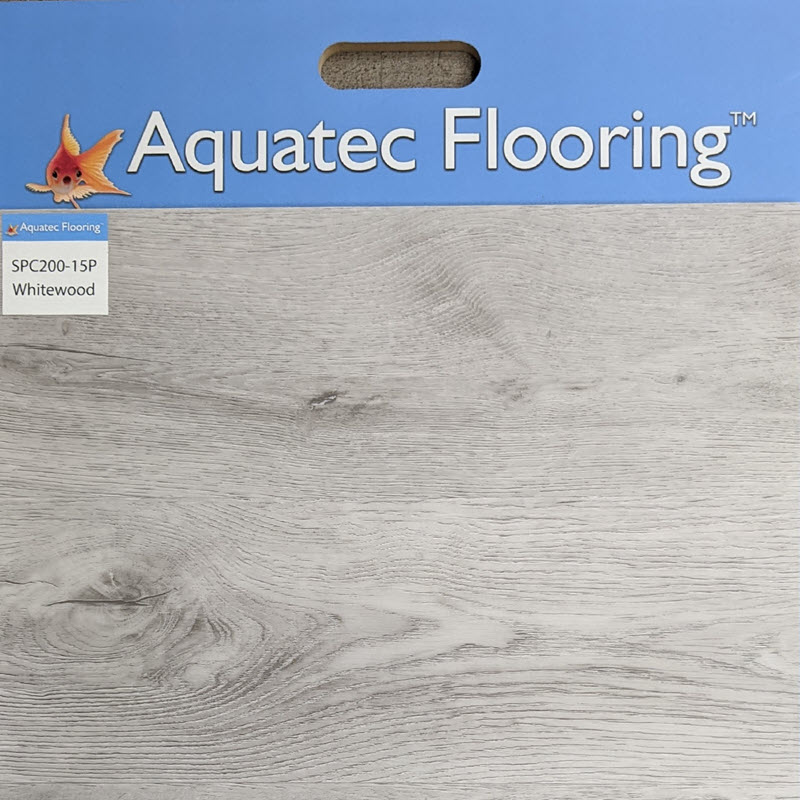 Aquatec-Flooring-WhitewoodAquatec Whitewood SPC offers a fresh take on whitewashed wood looks