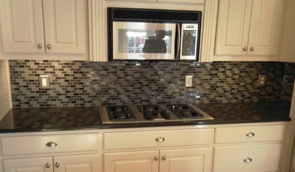 Use Small Glass Mosaics for Your Kitchen Backsplash