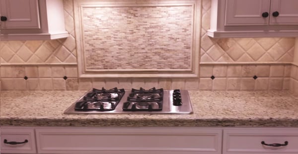 Combine Same-Size Backsplash Tile in Different Patterns 