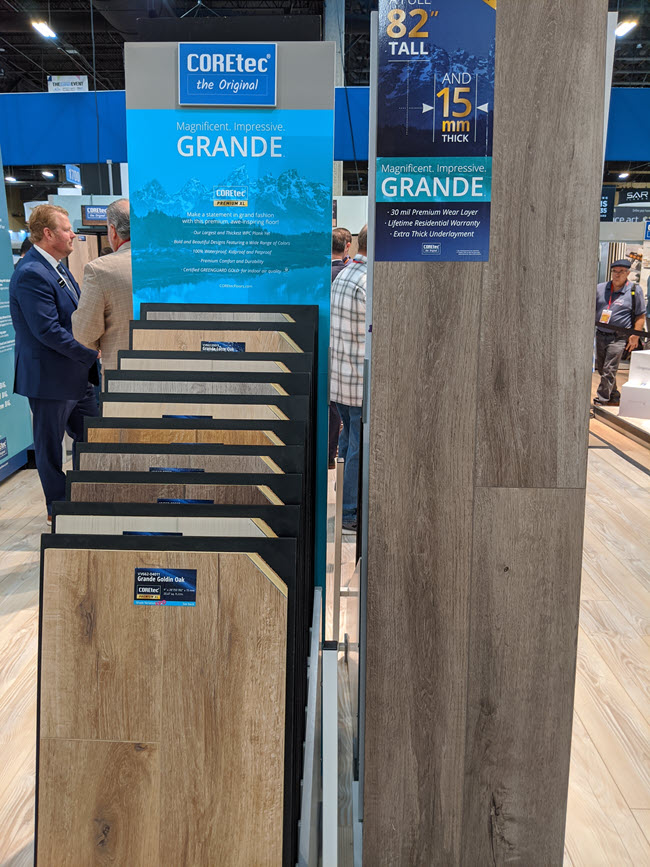 COREtec, the original LVT product brand, has done it again with its introduction of COREtec Premium Grande, an awe inspiring floor.