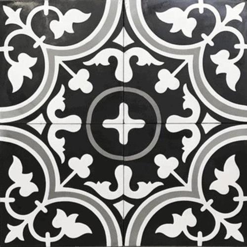 Try an encaustic cement tile pattern such as this one by BD