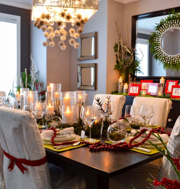 Make the table and settings festive and interesting