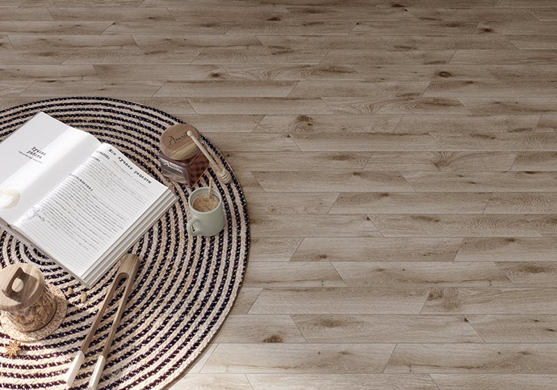 Do you prefer a more novel installation pattern for your wood-look tile?