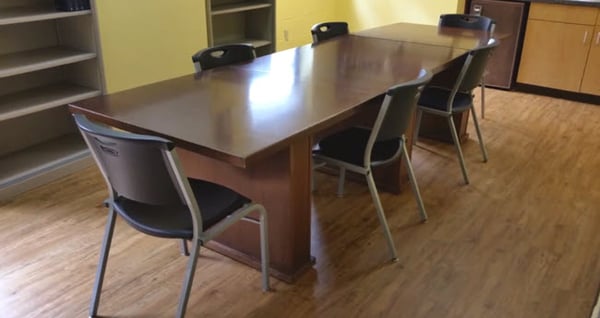 Another Salvation Army conference room with Karndean LVT floors.