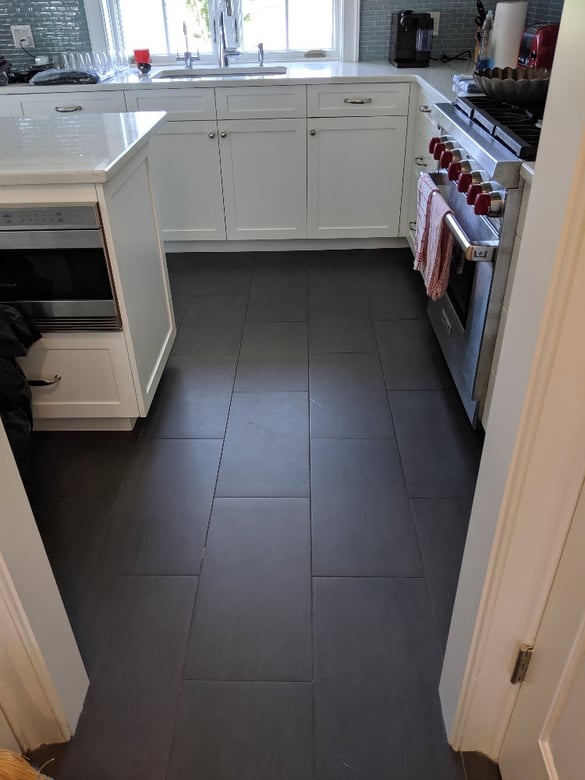Porcelain Tile Cost And Installation, How To Install Tiles In Kitchen Floor