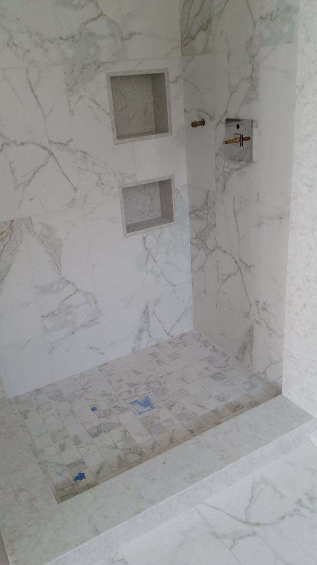 Feast Your Eyes on Marble Look Porcelain Tile