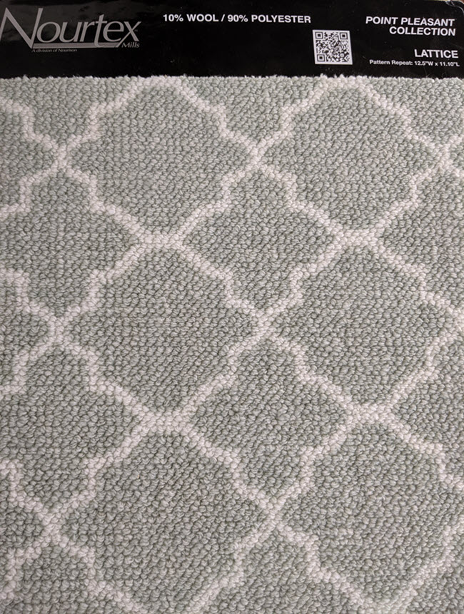 Point Pleasant Lattice Broadloom from Nourtex