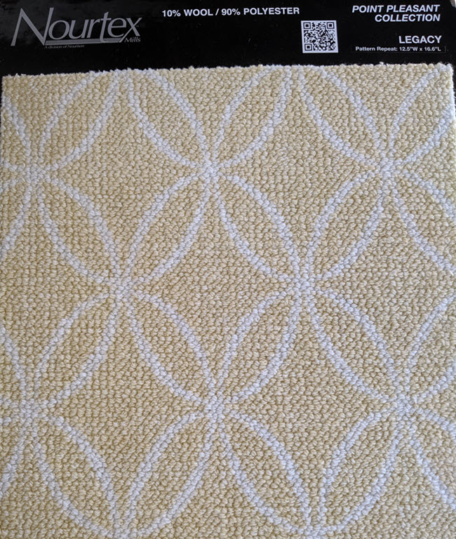 Nourtex Legacy in buttercup from the Point Pleasant Broadloom collection