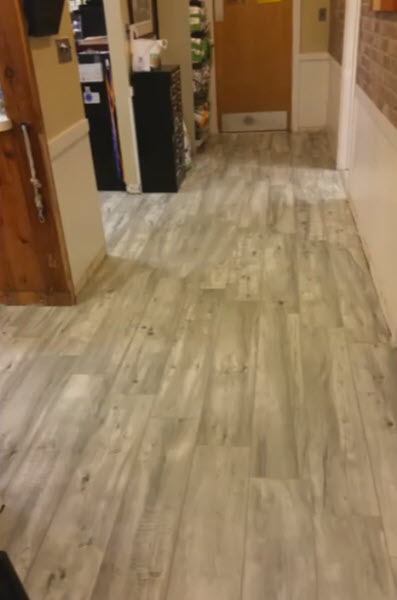 A Veterinary Office Decides on Porcelain Wood Plank Tile