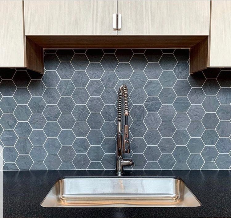 2-3/4 x 2-3/4 Hexagon Mosaic - Porcelain