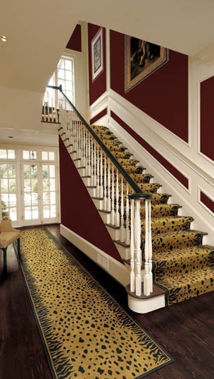 An example of stair runners