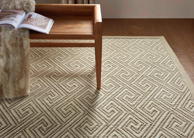 From Nourison's NatureWeave collection, Naturekey wool/sisal rug