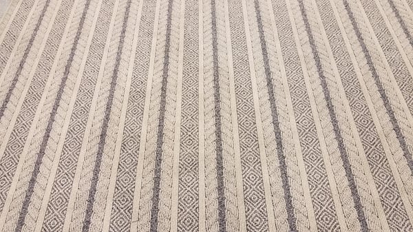 Even carpet stripes include added dimension. 