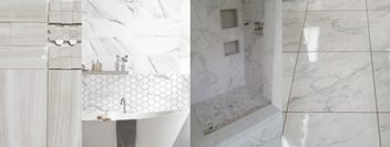 Feast Your Eyes on Marble Look Porcelain Tile