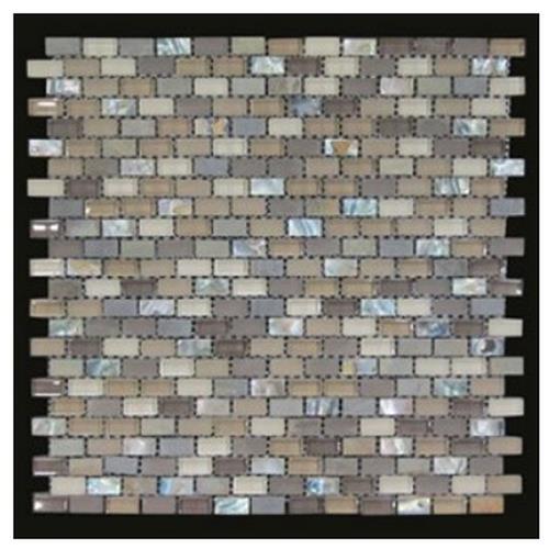 GLT Glass Mosaic Collection in color Seaside Sand Matte