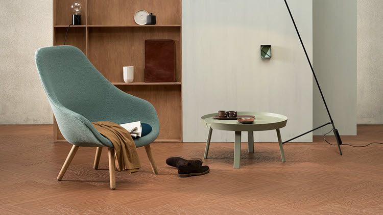 Marmoleum is not only durable and beautiful but also easy to maintain.