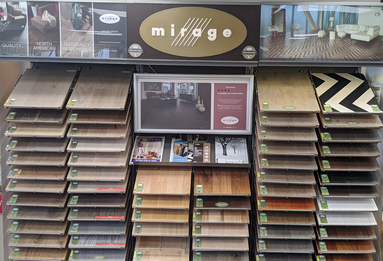 Mirage hardwood products are equally stunning