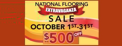October National Flooring Extravaganza Sale