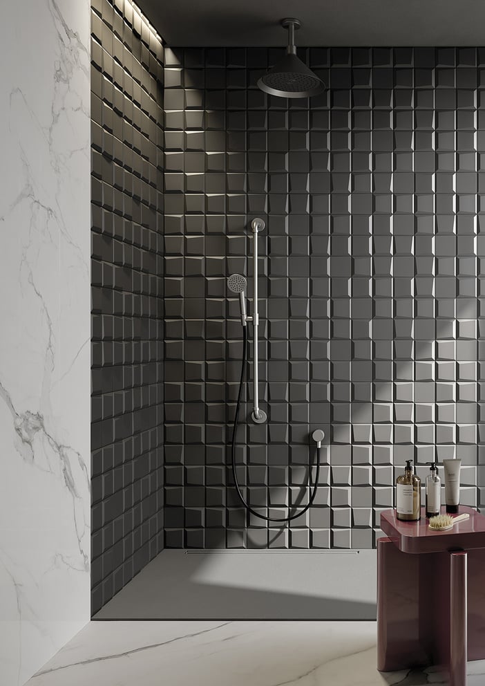 Quora_CeramicTile_Black_Matte_4x4_WallTile_Lingotto_Bathroom_1