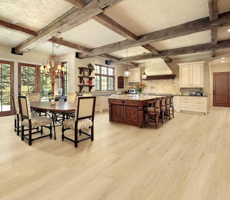 Look how warm Timberlake Sugar Maple looks in the room scene below!