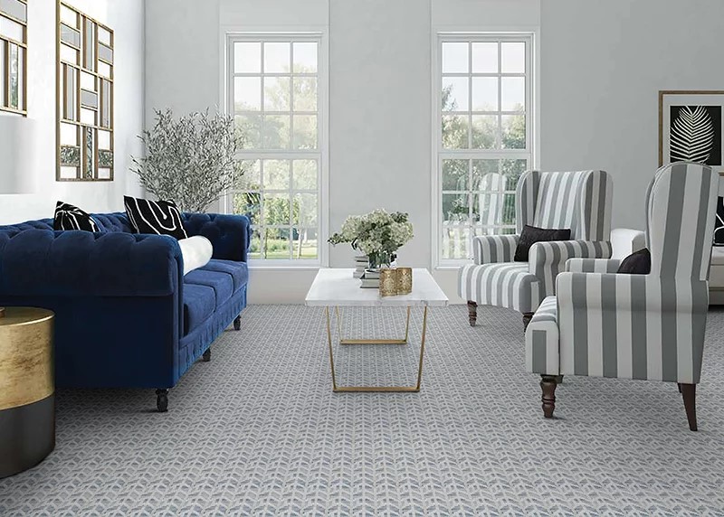 Make a chic statement in your home with the eye-catching, geometric pattern of Palm Springs. 