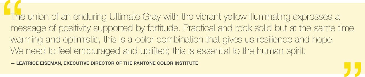 Leatrice Eiseman, executive director of the Pantone Color Institute quote