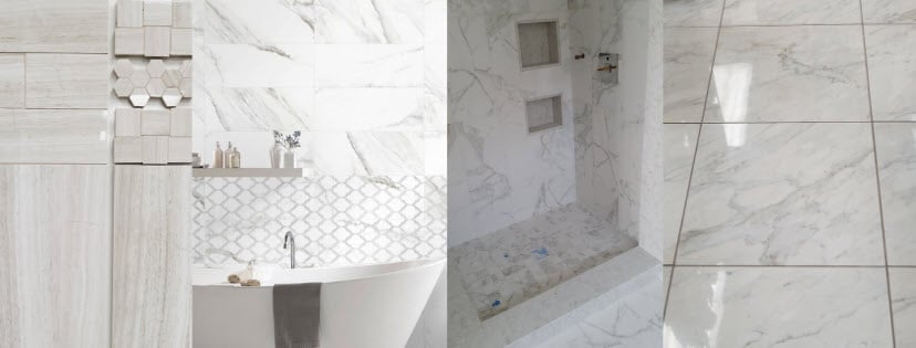 marble look porcelain tile